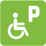 供残障人士使用的停车位